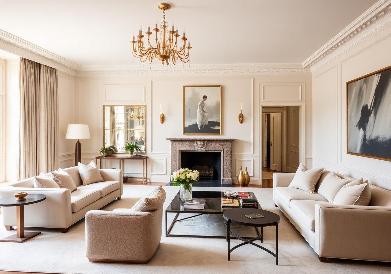 Luxury London family residence interior